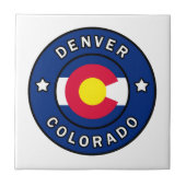 Denver Colorado Tegeltje (Voorkant)