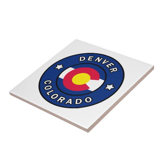 Denver Colorado Tegeltje (Zijkant)