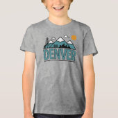 Denver Colorado Tri-Blend Shirt (Voorkant)