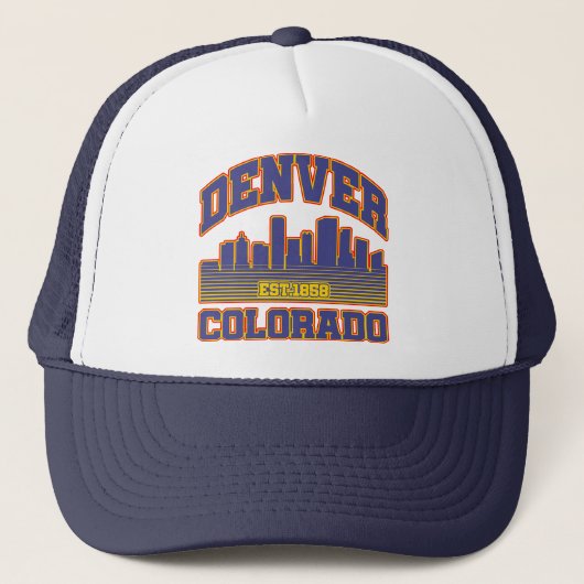 Denver, Colorado Trucker Pet (Voorkant)