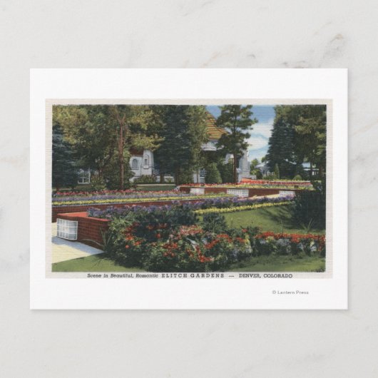 Denver, Colorado - Uitzicht van Elitch Briefkaart (Voorkant)