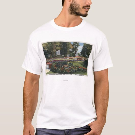 Denver, Colorado - Uitzicht van Elitch T-shirt (Voorkant)