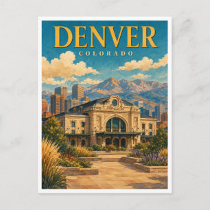 Denver Colorado Union Station GeoSaga Briefkaart