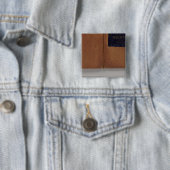 Denver, Colorado Vierkante Button 5,1 Cm (In situ)