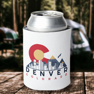 Denver Colorado Vlag Camping Wandelen Souvenirs 80 Blikjeskoeler
