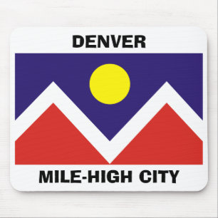 Denver, Colorado Vlag Muismat