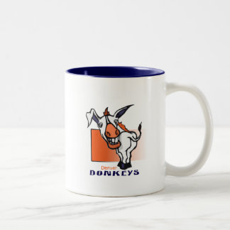 Denver Donkeys (mok) Tweekleurige Koffiemok