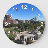 Denver Downtown Capitol Building Civic Park Grote Klok (Voorkant)