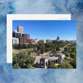 Denver Downtown Skyline View Capitol Building Briefkaart