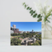 Denver Downtown Skyline View Capitol Building Briefkaart (Staand voorkant)