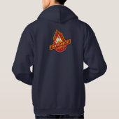 Denver Dynamite Dark Retro Hoodie (Achterkant)