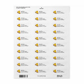 Denver Egg Omelet Omelet Breakfast Labels (Full Sheet)