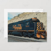 Denver en Rio Grande Western, EMD SD-50 Briefkaart (Voorkant / Achterkant)
