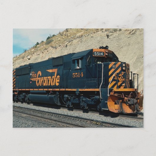 Denver en Rio Grande Western EMD SD-50 No. 5514, Briefkaart (Voorkant)