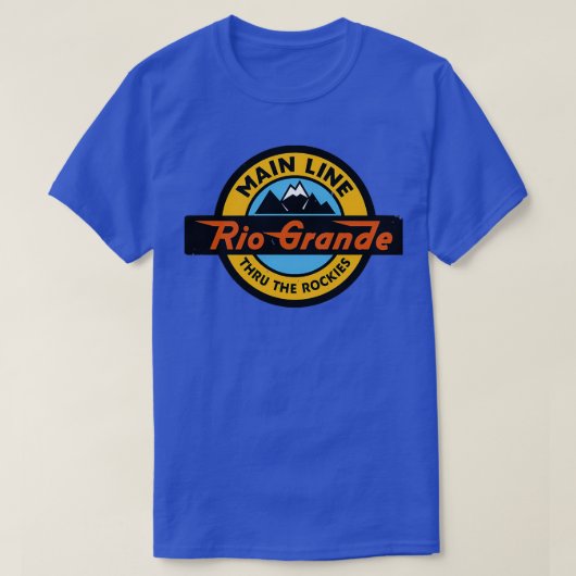 Denver en Rio Grande Westerne Spoorweg T-shirt (Design voorkant)