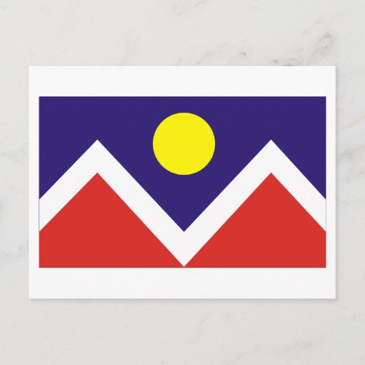 Denver Flag Briefkaart (Voorkant)