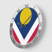 Denver flag Large Clock Grote Klok (Hoek)