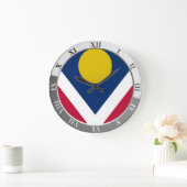 Denver flag Large Clock Grote Klok (Huis)