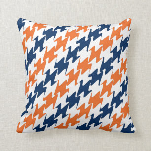 Denver Football Oranje Blue & White Team Colors Kussen