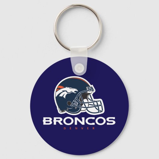 Denver Football Team Button Sleutelhanger (Voorkant)