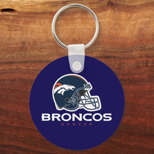 Denver Football Team Button Sleutelhanger (Voorkant)