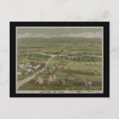 Denver in 1859 briefkaart (Voorkant)