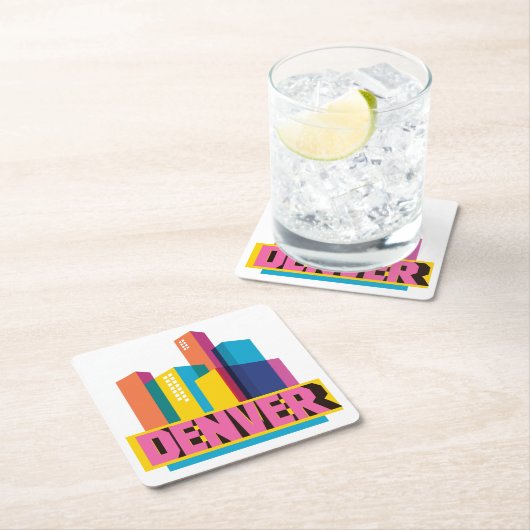 Denver in Design Kartonnen Onderzetters (Insitu)