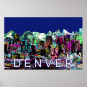 Denver in graffiti poster (Voorkant)
