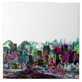 Denver in graffiti tegeltje (Voorkant)