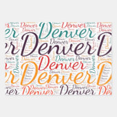 Denver Inpakpapier Vel (Voorkant)