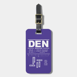 Denver International Airport DEN Bagage Label