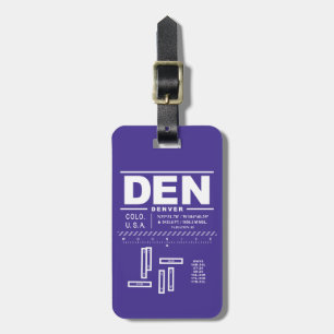 Denver International Airport DEN Bagage Label