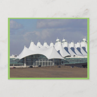 Denver International Airport Main Terminal Buildin Briefkaart