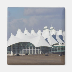 Denver International Airport Main Terminal Buildin Magneet