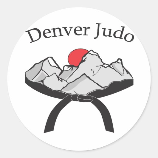 Denver Judo Sticker (Voorkant)