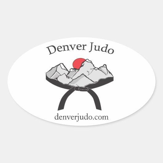 Denver Judo Window Sticker (Voorkant)