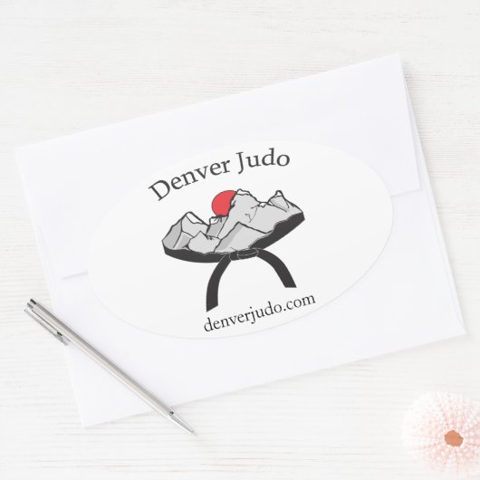 Denver Judo Window Sticker (Envelop)