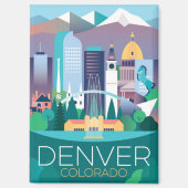 Denver koelkastmagneet magneet (Voorkant)