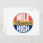 Denver  Label Briefkaart (Voorkant / Achterkant)