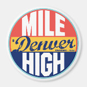 Denver  Label Magneet (Voorkant)