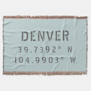 Denver Latitude Longitude Deken