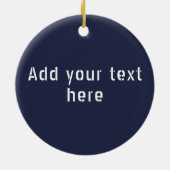 Denver Latitude Longitude, persoonlijk Keramisch Ornament (Achterkant)