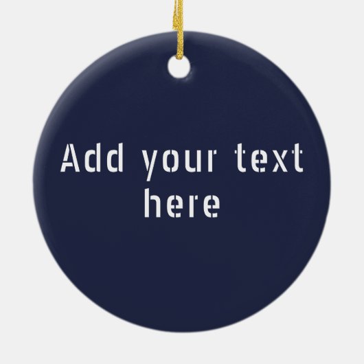 Denver Latitude Longitude, persoonlijk Keramisch Ornament (Achterkant)