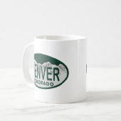 Denver License oval Koffiemok (Voorkant links)