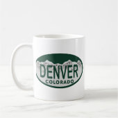 Denver License oval Koffiemok (Links)