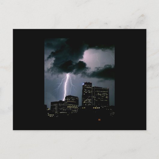 Denver Lightning Briefkaart (Voorkant)