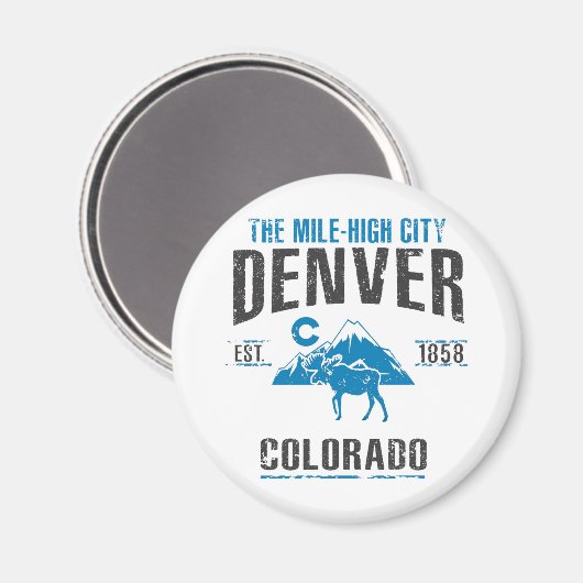 Denver Magneet (Voorkant / Achterkant)