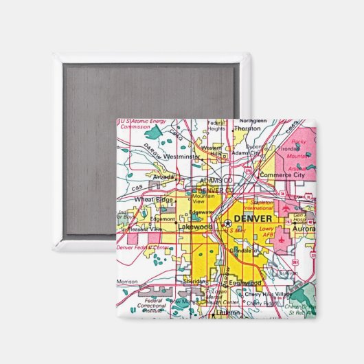 Denver Magneet (Voorkant / Achterkant)