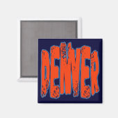 DENVER MAGNEET (Voorkant / Achterkant)