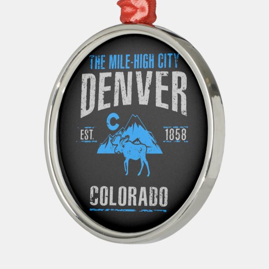 Denver Metalen Ornament (Links)